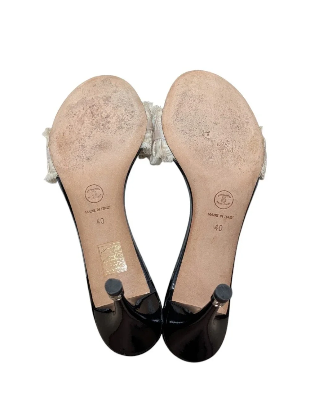CHANEL slide mules